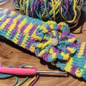 Bentiță croșetată handmade  - Artynos.ro