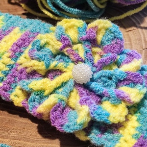 Bentiță croșetată handmade  - îmbrăcăminte și modă - accesorii păr - accesorii de păr - Artynos.ro