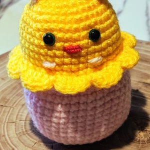 Decorațiune pentru Paște croșetată handmade  - jucării și echipamente pentru copii - plușuri - păsări de pluș - Artynos.ro