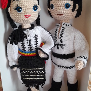  Păpuși croșetate în costum național  tradiție și suflet în fiecare detaliu! , Arte vizuale și accesorii , Alte arte, Croșetat, Cusătură, ARTYNOS