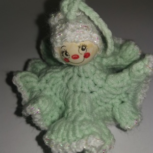 Ornamente croșetate pentru brad de Crăciun  decorațiuni handmade vesele - crăciun - decorațiuni de crăciun de casă - figurine pentru pomul de crăciun - Artynos.ro