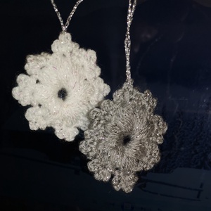 Ornamente (15 buc)croșetate pentru brad de Crăciun  decorațiuni handmade vesele - crăciun - decorațiuni de crăciun de casă - globuri de crăciun - Artynos.ro