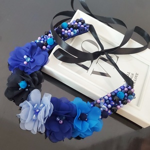 Colier Blue Passion - bijuterii - coliere - coliere din perle - Artynos.ro