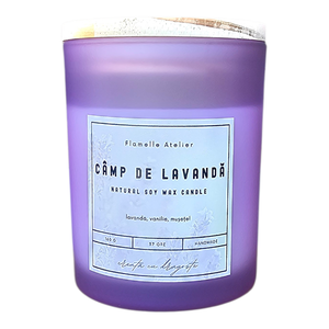 Lumanare parfumata Camp de Lavanda - casă & stil de viață - lumânări, parfumuri, arome - lumânări artizanale - Artynos.ro