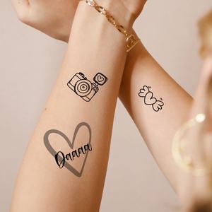 Set de tatuaje temporare pentru nuntă (pagină A5 - 22 buc.) -  - Artynos.ro