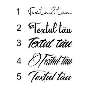 Personalizat propriul text (1 pachet), Tatuaj temporar, Propriu text, , , ARTYNOS