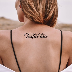 Personalizat propriul text (1 pachet), Tatuaj temporar, Propriu text -  - Artynos.ro