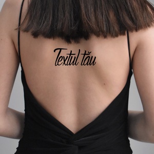 Personalizat propriul text (1 pachet), Tatuaj temporar, Propriu text -  - Artynos.ro