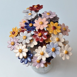 Buchet de flori din ceramică, albastru - casă & stil de viață - decorațiuni de casă - accesorii florale - buchete de flori - Artynos.ro