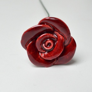 Trandafir din ceramică - casă & stil de viață - decorațiuni de casă - accesorii florale - buchete de flori - Artynos.ro