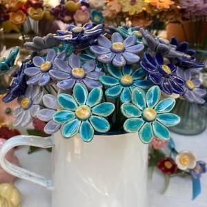 Margaretă din ceramică - casă & stil de viață - decorațiuni de casă - accesorii florale - buchete de flori - Artynos.ro