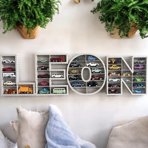 Raft de perete personalizat pentru masinute Matchbox Hot Wheels  decor pentru camera copiilor  raft de perete pentru m, Casa & Stil de viata, Echipament pentru camera copiilor, Decoratiuni pentru camera copilului, Altele, ARTYNOS