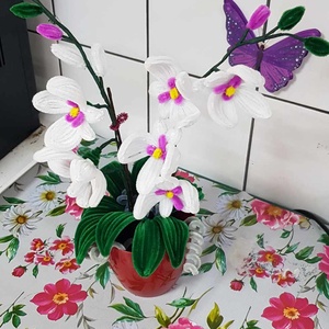 flori din sarma plusata, Casa & Stil de viata, Accesorii pentru decorat casa, Ornamente, Aranjament de flori, ARTYNOS