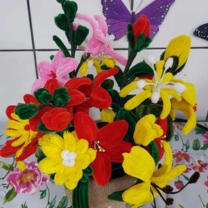 flori din sarma plusata - casă & stil de viață - accesorii pentru decorat casa - ornamente - Artynos.ro