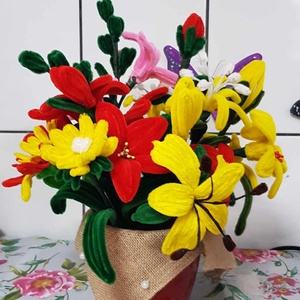 flori din sarma plusata - casă & stil de viață - accesorii pentru decorat casa - suport de flori - accesorii florale - Artynos.ro