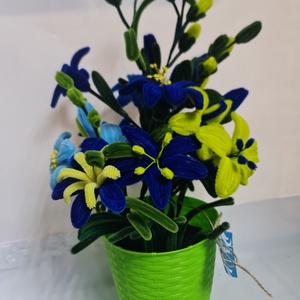 flori din sarma plusata - casă & stil de viață - accesorii pentru decorat casa - suport de flori - buchete de flori - Artynos.ro