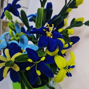 flori din sarma plusata - casă & stil de viață - accesorii pentru decorat casa - suport de flori - buchete de flori - Artynos.ro