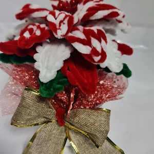 craciunita multicolora - accesorii de crăciun - cadou tematic de moș crăciun, decorațiuni - cadouri de moș crăciun - Artynos.ro