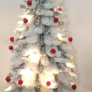 brad luminos din sarma plusata, Craciun, Cadouri de Mos Craciun, Decor cu Mos Craciun, Aranjament de flori, ARTYNOS