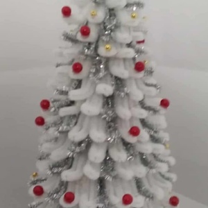 brad luminos din sarma plusata - crăciun - cadouri de moș crăciun - decor cu moș crăciun - Artynos.ro