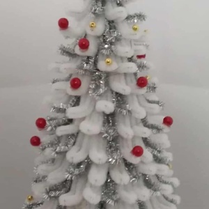 brad luminos din sarma plusata - crăciun - cadouri de moș crăciun - decor cu moș crăciun - Artynos.ro