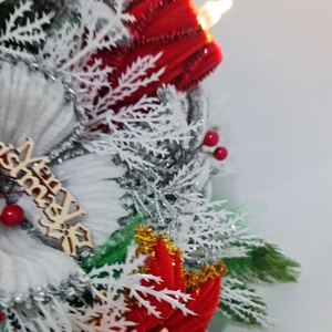 aranjament  pentru masa - crăciun - decorațiuni de crăciun de casă - decor pentru masă de crăciun - Artynos.ro