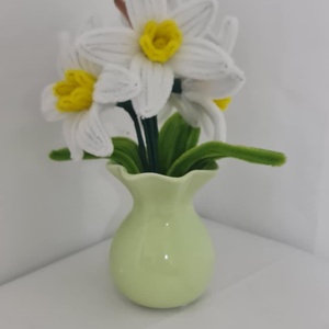 narcise albe - accessorii și unelte - obiecte de decorare - textil de decorare - Artynos.ro