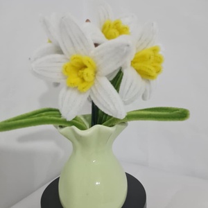 narcise albe - accessorii și unelte - obiecte de decorare - textil de decorare - Artynos.ro