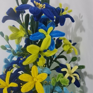 flori din sarma plusata - casă & stil de viață - decorațiuni de casă - accesorii florale - flori în ghiveci - Artynos.ro