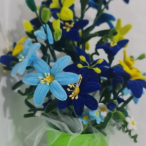 flori din sarma plusata - casă & stil de viață - decorațiuni de casă - accesorii florale - flori în ghiveci - Artynos.ro