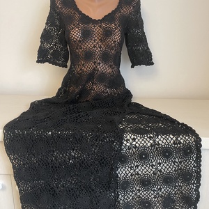 Rochie, Îmbrăcăminte și modă, Haine damă, Rochie, dintr-o bucată, Croșetat, ARTYNOS