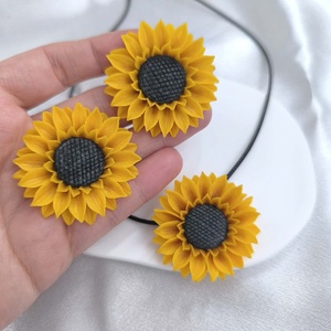 Set cu Floarea Soarelui - bijuterii - seturi de bijuterii - Artynos.ro