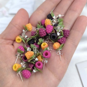 Cercei zmeura, Bijuterii, Cercei, Cercei cu figurine, , ARTYNOS