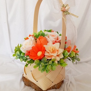 Aranjament din flori de săpun  - casă & stil de viață - accesorii pentru decorat casa - suport de flori - cutii flori - Artynos.ro