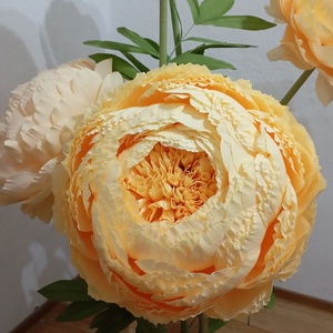 Bujori giganti din hârtie floristica - casă & stil de viață - accesorii pentru decorat casa - suport de flori - accesorii florale - Artynos.ro