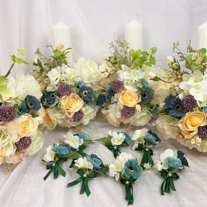 Set nuntă  - accesorii nuntă - buchet mireasă  - Artynos.ro