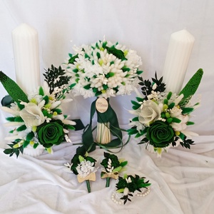 Set nunta , Accesorii nunta, Buchet mireasa , Aranjament de flori, ARTYNOS