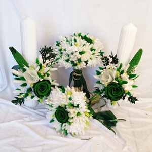 Set nuntă  - accesorii nuntă - buchet mireasă  - Artynos.ro