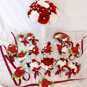 Set nuntă  - accesorii nuntă - buchet mireasă  - Artynos.ro