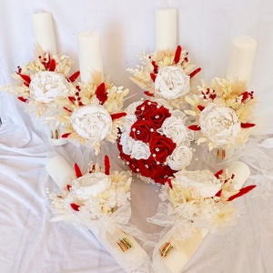 Set nuntă  - accesorii nuntă - buchet mireasă  - Artynos.ro