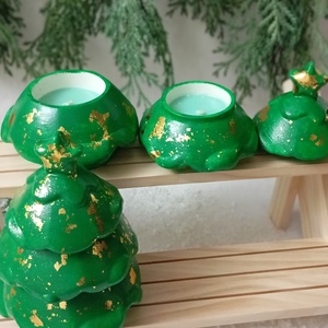 Brad ceramică  - crăciun - decorațiuni de crăciun de casă - lumânări parfumate de crăciun - Artynos.ro