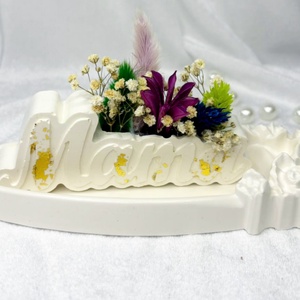Set decorativ ,,Mama,,, Casa & Stil de viata, Decoratiuni de casa, Accesorii florale, Buchete de flori, Aranjament de flori, Ceramica, ARTYNOS
