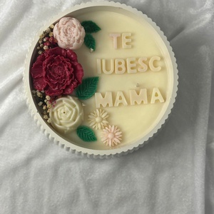 Lumânare handmade,, Te iubesc mama,, - casă & stil de viață - lumânări, parfumuri, arome - ceară parfumată - Artynos.ro