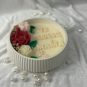 Lumânare handmade,, Te iubesc mama,, - casă & stil de viață - lumânări, parfumuri, arome - ceară parfumată - Artynos.ro