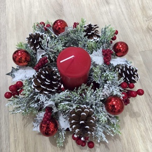 Aranjament pentru masa de Craciun , Craciun, Decoratiuni de Craciun de casa, Decor pentru masa de Craciun, Aranjament de flori, ARTYNOS