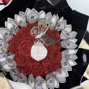 Buchet trandafiri de satin  - casă & stil de viață - decorațiuni de casă - accesorii florale - buchete de flori - Artynos.ro