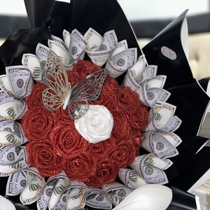 Buchet trandafiri de satin  - casă & stil de viață - decorațiuni de casă - accesorii florale - buchete de flori - Artynos.ro