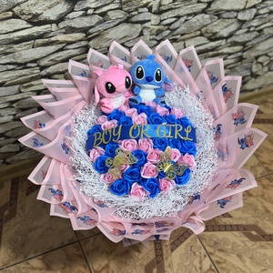 Buchet gender reveal - accessorii și unelte - accesorii decorative - alte accesorii - Artynos.ro