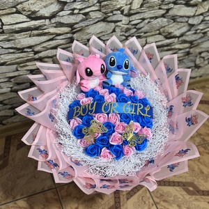 Buchet gender reveal - accessorii și unelte - accesorii decorative - alte accesorii - Artynos.ro