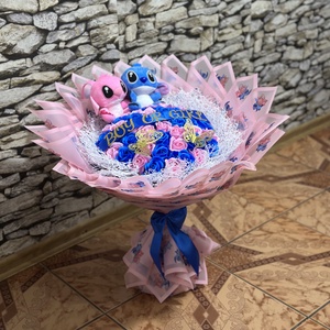 Buchet gender reveal - accessorii și unelte - accesorii decorative - alte accesorii - Artynos.ro